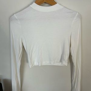 Casual White Long Sleeve T-shirt